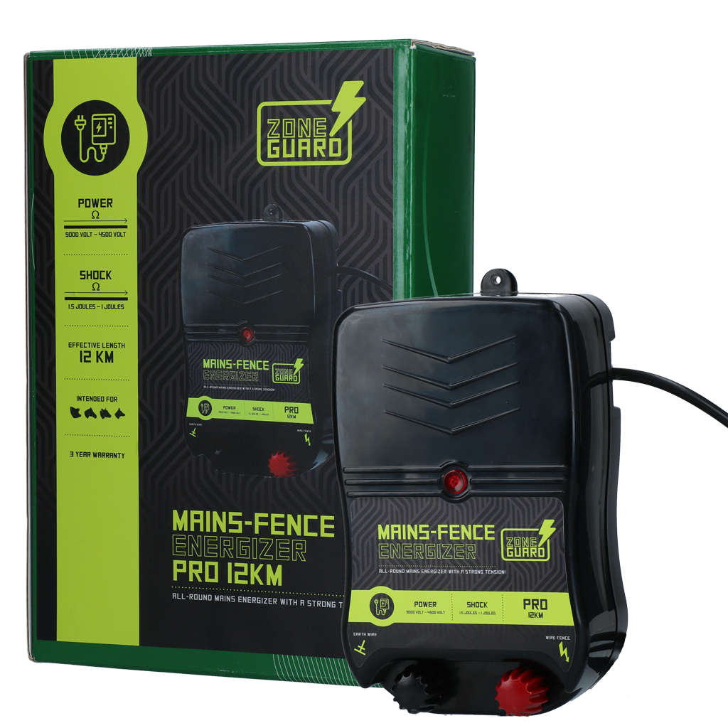 ZoneGuard Energizer Pro 12 km - Dierbescherming en Wildafschrikking - afbeelding 1