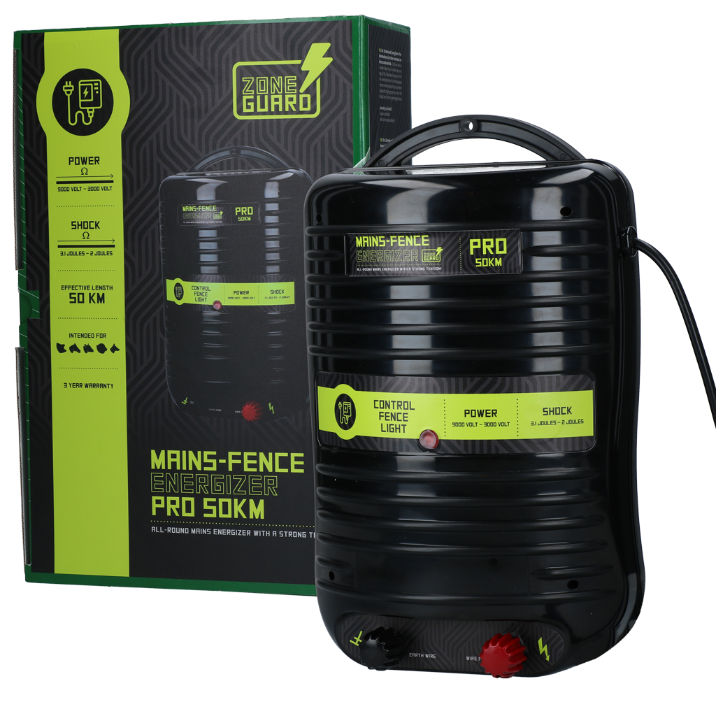 ZoneGuard Energizer Pro 50 km - Dierbescherming en Wildafschrikking - afbeelding 1