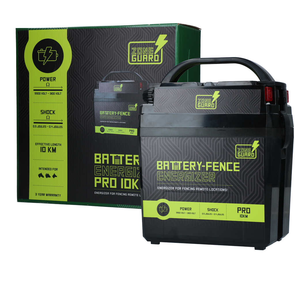 ZoneGuard Battery Energizer Pro 10 km - Batterijapparaat voor Dierenafschrikking - afbeelding 1