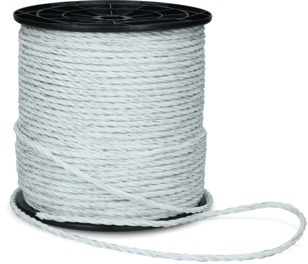 ZoneGuard 6 mm Plus Afrasteringskoord Wit 200 m - afbeelding 2