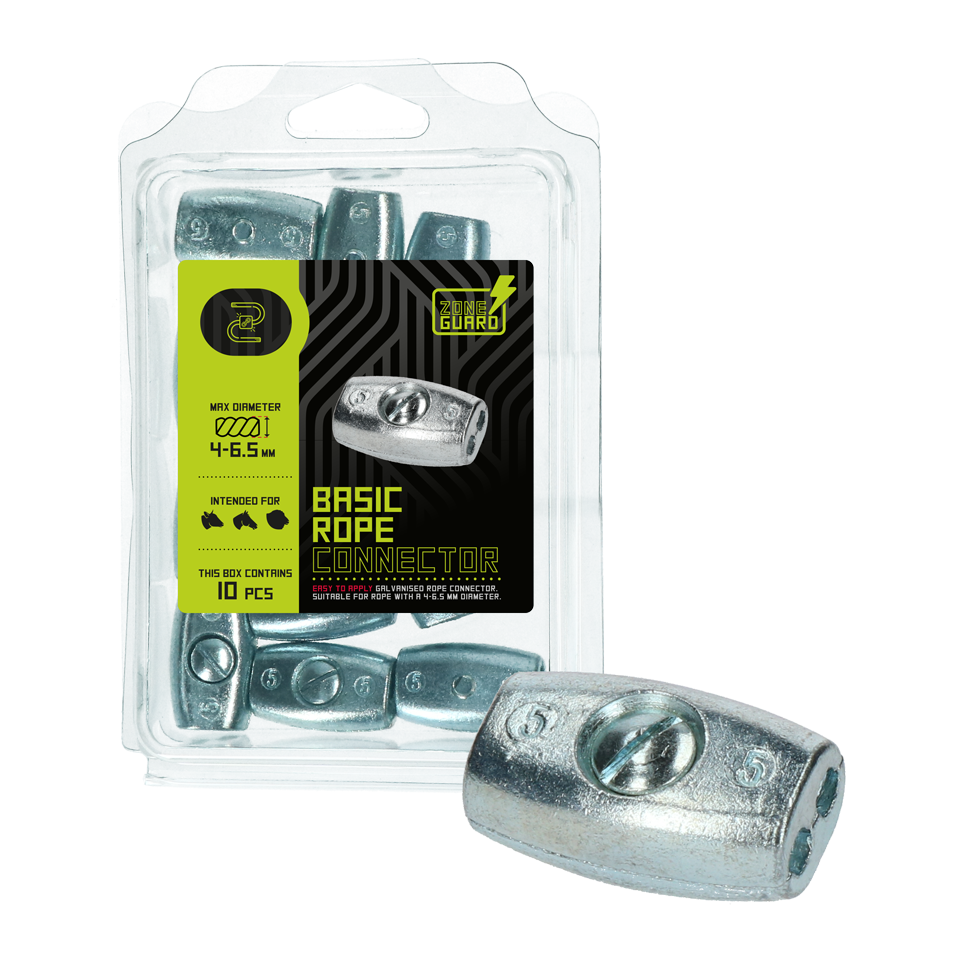 ZoneGuard Basic Koordverbinder 4 tot 6,5 mm - 10 stuks - afbeelding 1