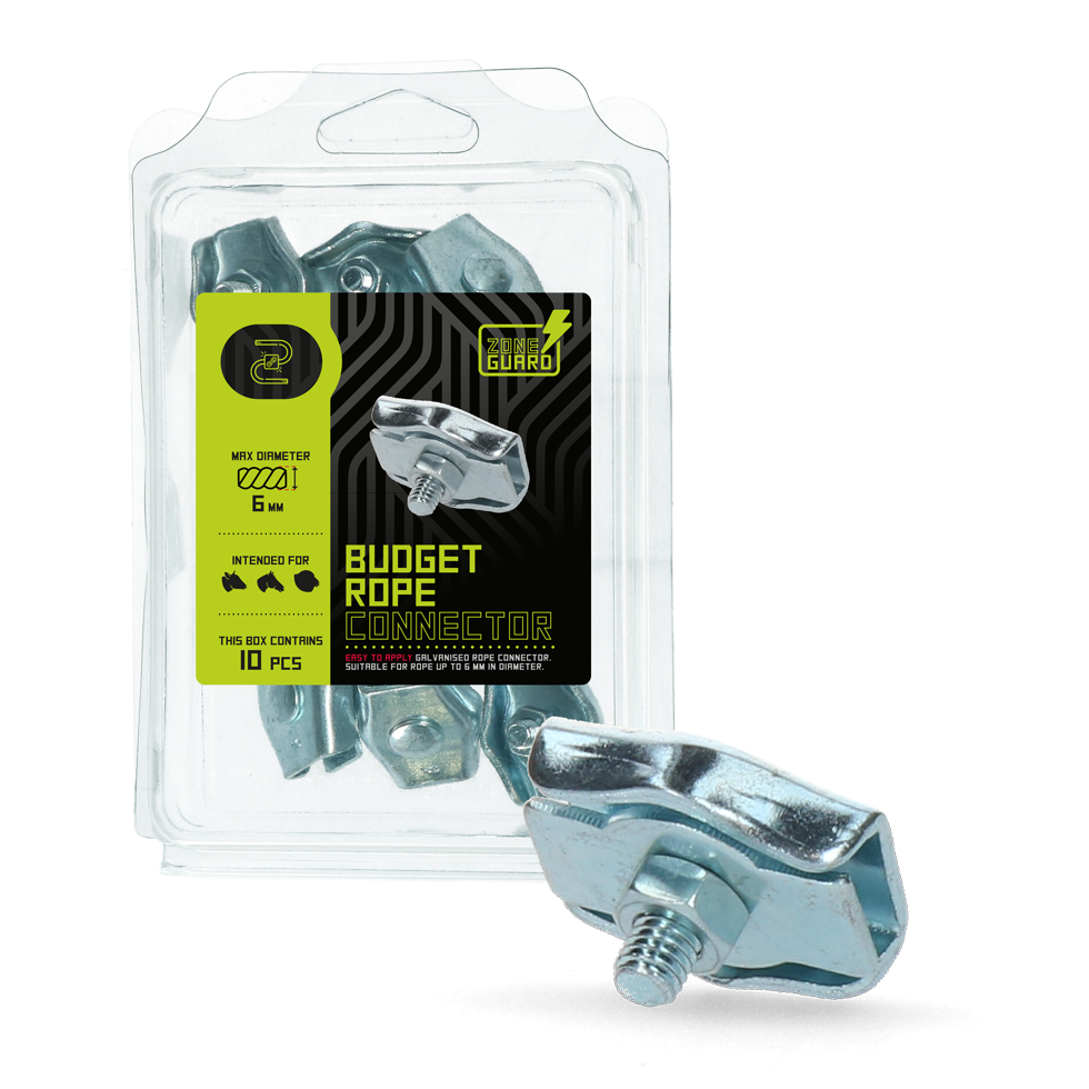ZoneGuard Budget Koordverbinder 6 mm - 10 stuks - afbeelding 1