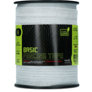 ZoneGuard 20 mm Basic Afrasteringslint Wit 200 m (9 Draden)