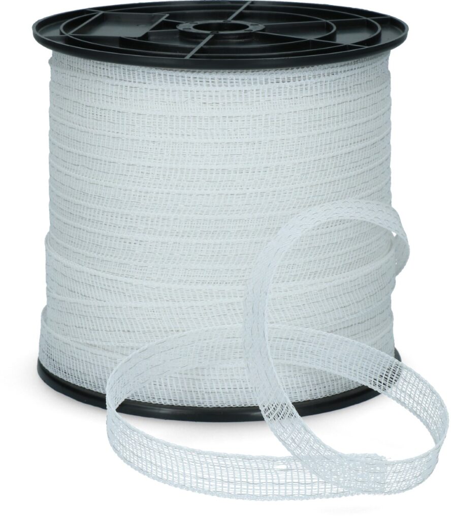 ZoneGuard 20 mm Basic Afrasteringslint Wit 200 m (4 Draden) - afbeelding 1
