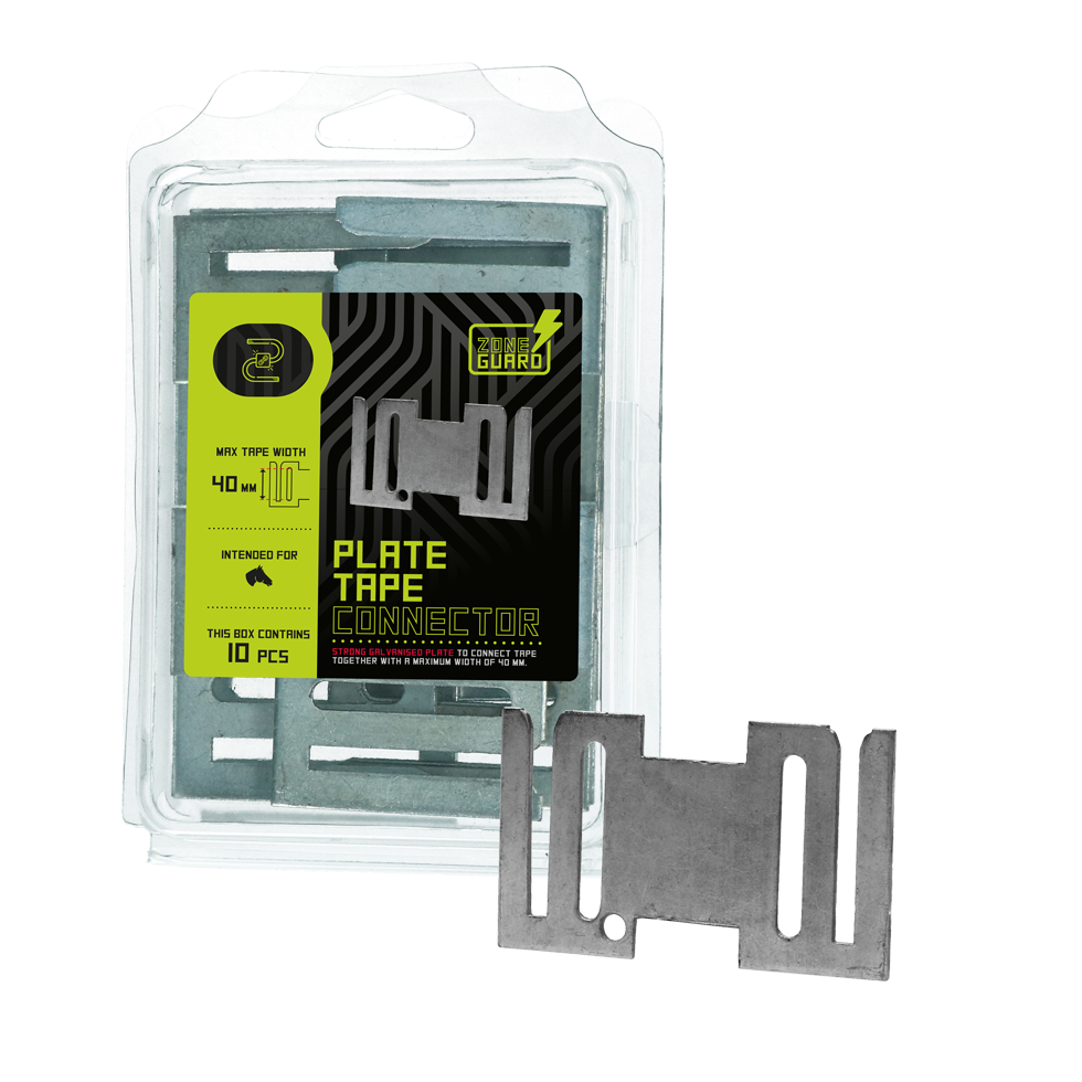 ZoneGuard Plaatje lintverbinder 40 mm voor paardenafrastering - afbeelding 2