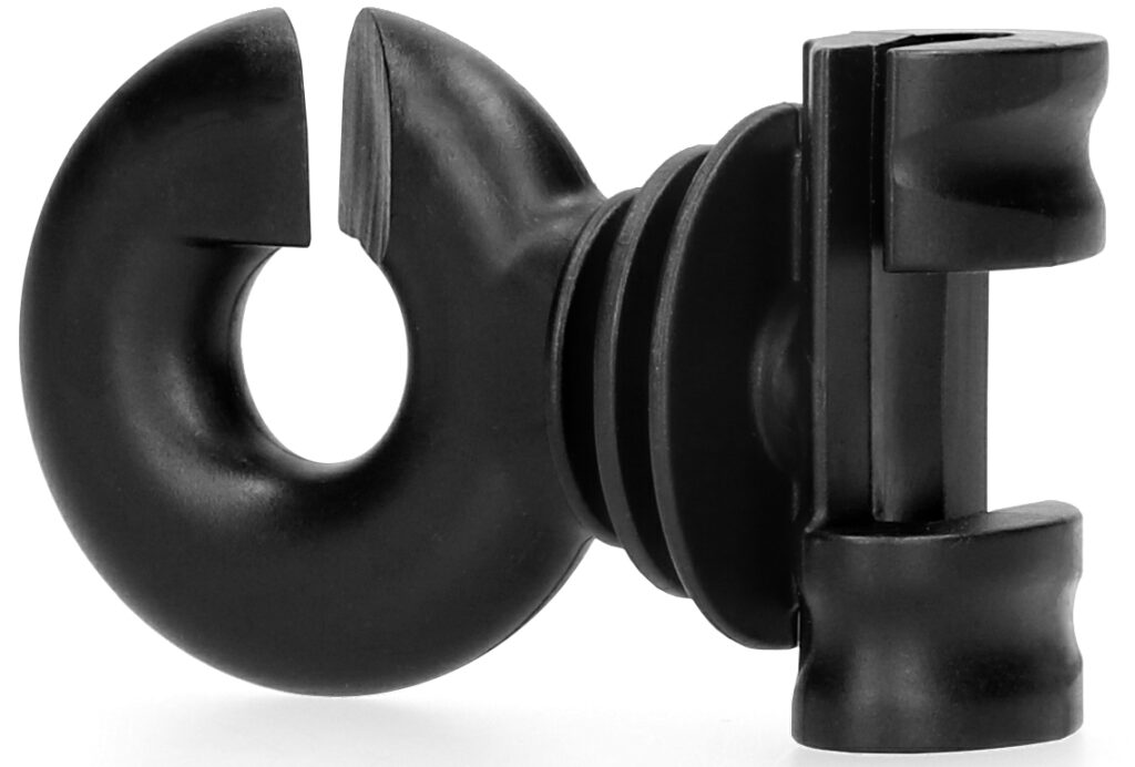 ZoneGuard Clip Ringisolator voor Ovaal Stalen Palen - 25 Stuks - afbeelding 1
