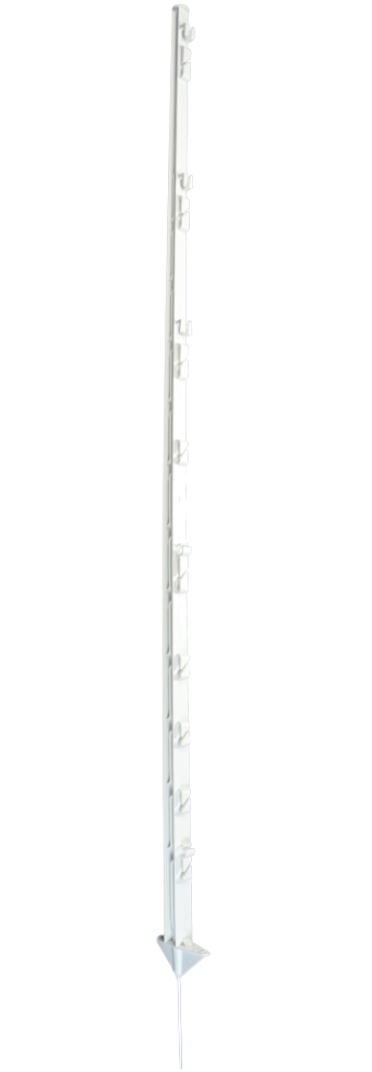 ZoneGuard Kunststof Instappaal 150 cm wit voor koorden en linten - afbeelding 1