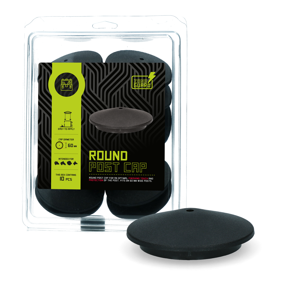 ZoneGuard Paalkapje Ø 60 mm - Afwerking en Bescherming voor Uw Afrastering - afbeelding 1