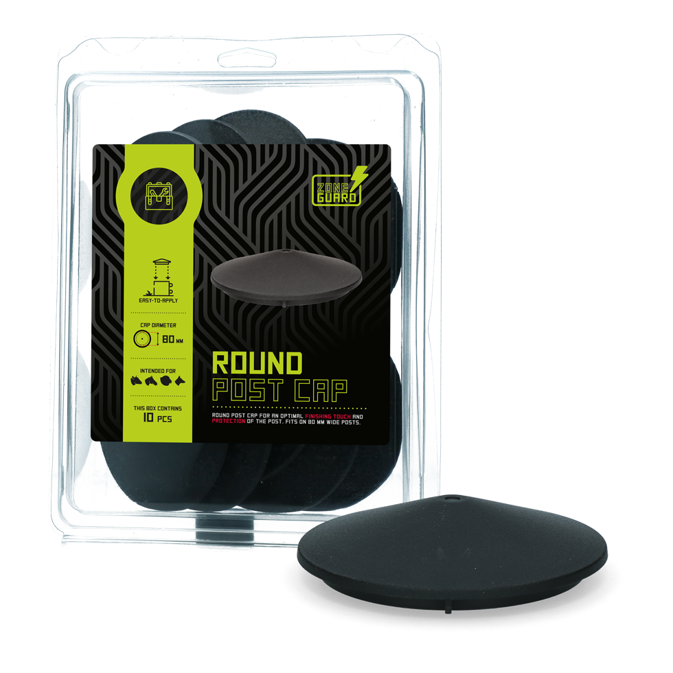 ZoneGuard Paalkapje Ø 80 mm voor afrastering - afbeelding 1