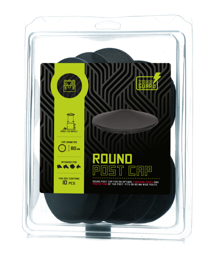 ZoneGuard Paalkapje Ø 80 mm voor afrastering - afbeelding 3