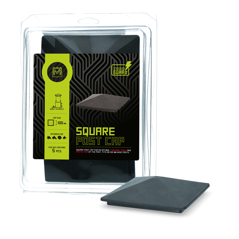 ZoneGuard Paalkapje 100 x 100 mm - Afwerking voor Afrastering - afbeelding 1