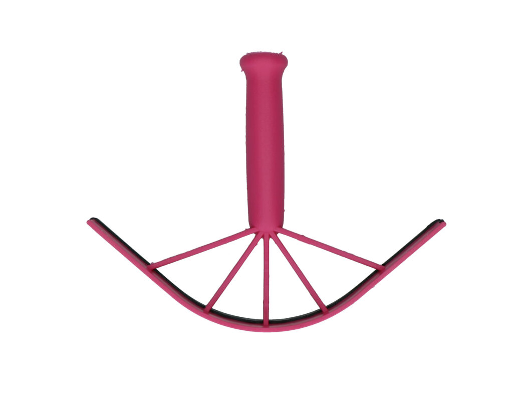 Vplast Zweetschraper Eenhandig Roze voor Paarden en Pony's - afbeelding 2