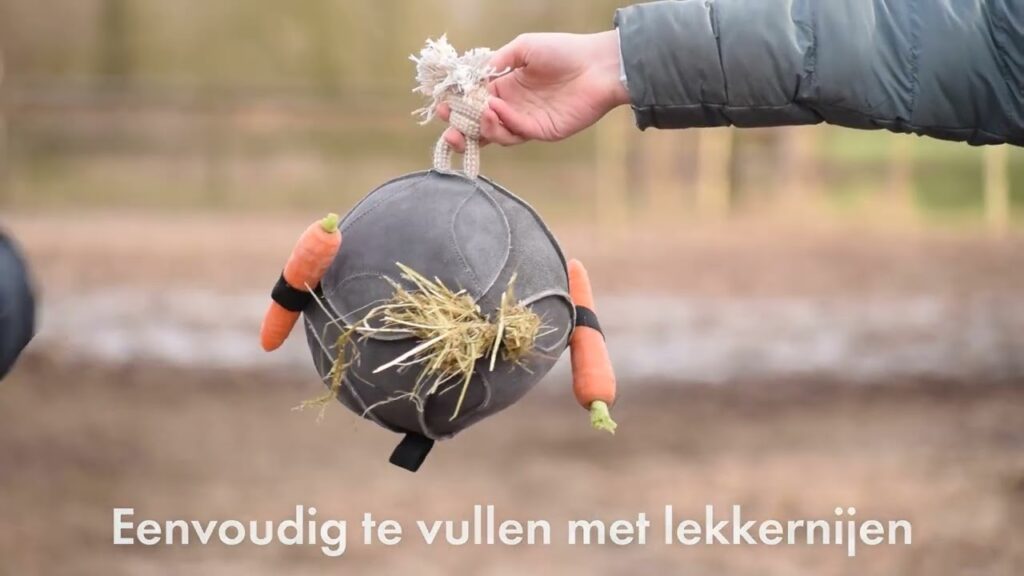 Excellent Horse Fun Play Ball Suede Blauw - Speelbal voor Paarden - afbeelding 4