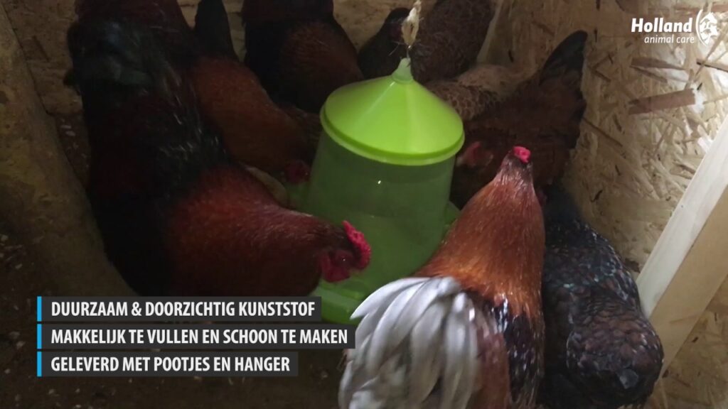 Gaun Pluimvee Voertoren Limoengroen 2 kg - Voerdispenser met anti-morsranden - afbeelding 3