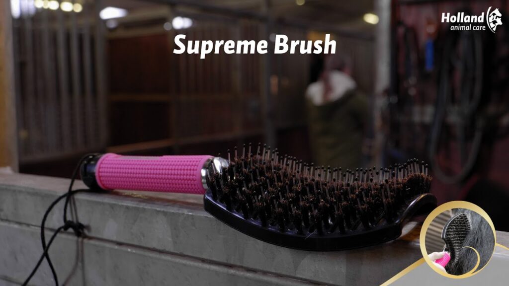 Excellent Horse Supreme Brush Zwart - Borstel voor Staart en Manen - afbeelding 2