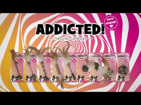 Addicted! Stick met Caterpillar & Feathers - Kattenspeeltje met MADNIP - afbeelding 6