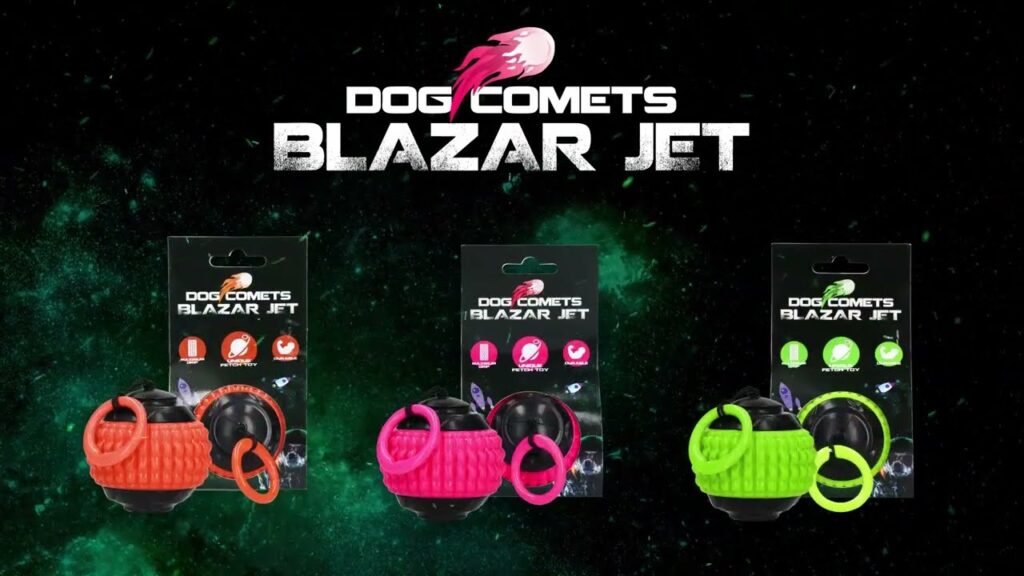 Dog Comets Blazar Jet Roze - Multifunctionele Speelbal van Duurzaam Kunststof - afbeelding 4
