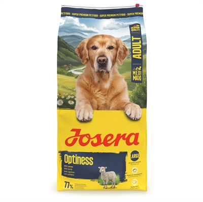 Josera Medium Maxi Adult Optiness 12,5 KG - Tarwevrij hondenvoer
